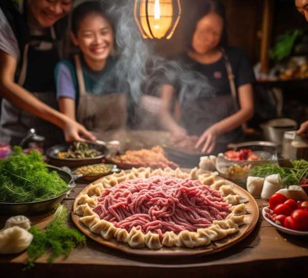 饺子馅最佳选择，猪肉部位揭秘，美味与营养两不误,包饺子时选猪肉哪个部位最鲜美？营养与口感双重保障,猪肉馅,营养搭配,第1张