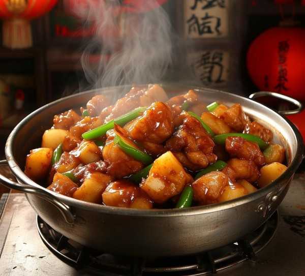 大盘鸡，追溯美味起源，品味独特风味,大盘鸡，探寻这道美味佳肴的起源与特色,营养价值,风味,传承,第1张