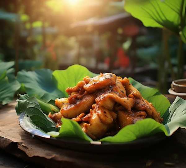 湖南美食探秘，荷叶鸡的制作奥秘与独特风味,荷叶鸡，探寻湖南美食的独特魅力—揭秘荷叶鸡的产地与制作工艺,营养价值,产地,第1张