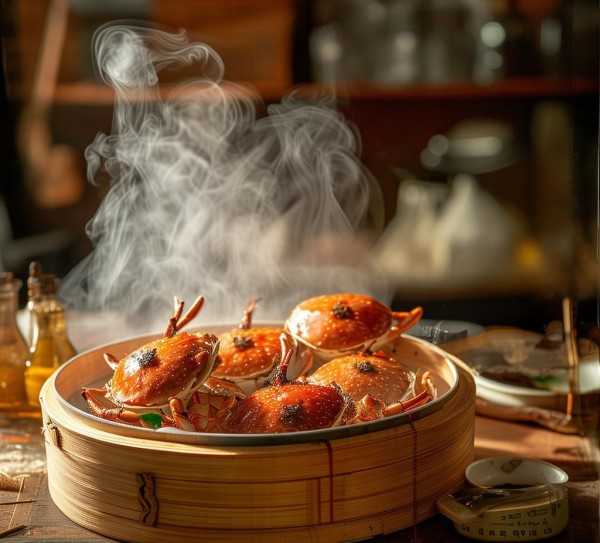 蒸螃蟹的最佳时长与技巧揭秘,螃蟹要蒸多少时间？揭秘蒸螃蟹的最佳时长与技巧,蒸制时间,最佳时长,螃蟹清洗,第1张