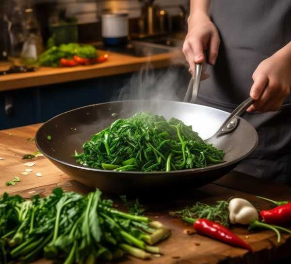 油麦菜炒制攻略，家常美食轻松学,家常美味，轻松掌握—如何炒油麦菜教程,美味佳肴,鸡精,第1张