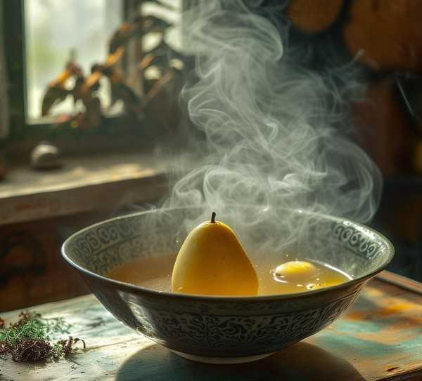 雪梨炖煮，传统食疗中的耐心养生之道